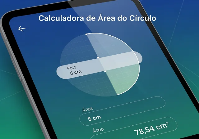 Calculadora de Área do Círculo