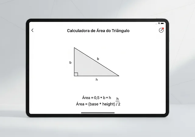 Calculadora de Área do Triângulo