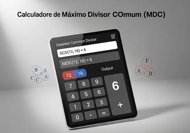 Calculadora de Máximo Divisor Comum (MDC)