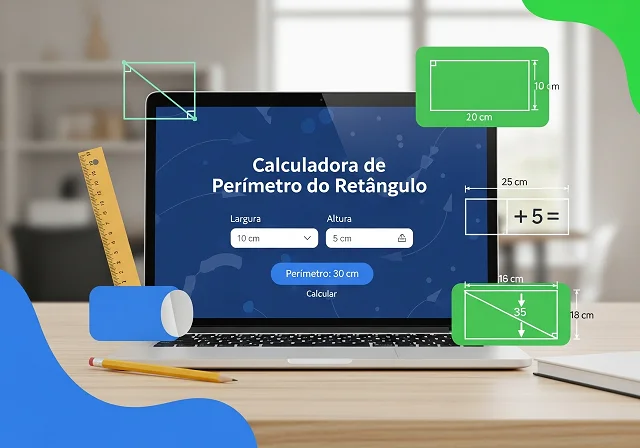 Calculadora de Perímetro do Retângulo Online