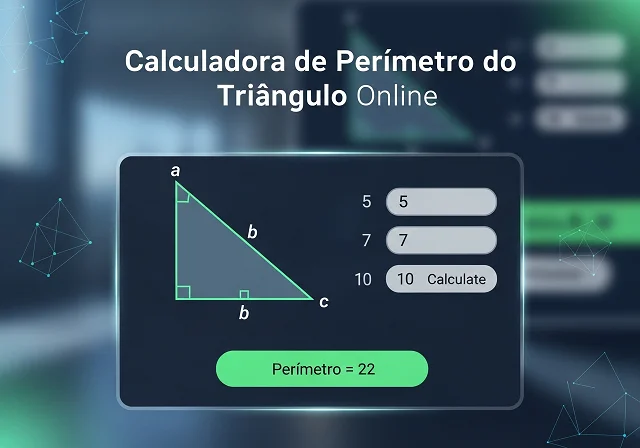 Calculadora de Perímetro do Triângulo Online
