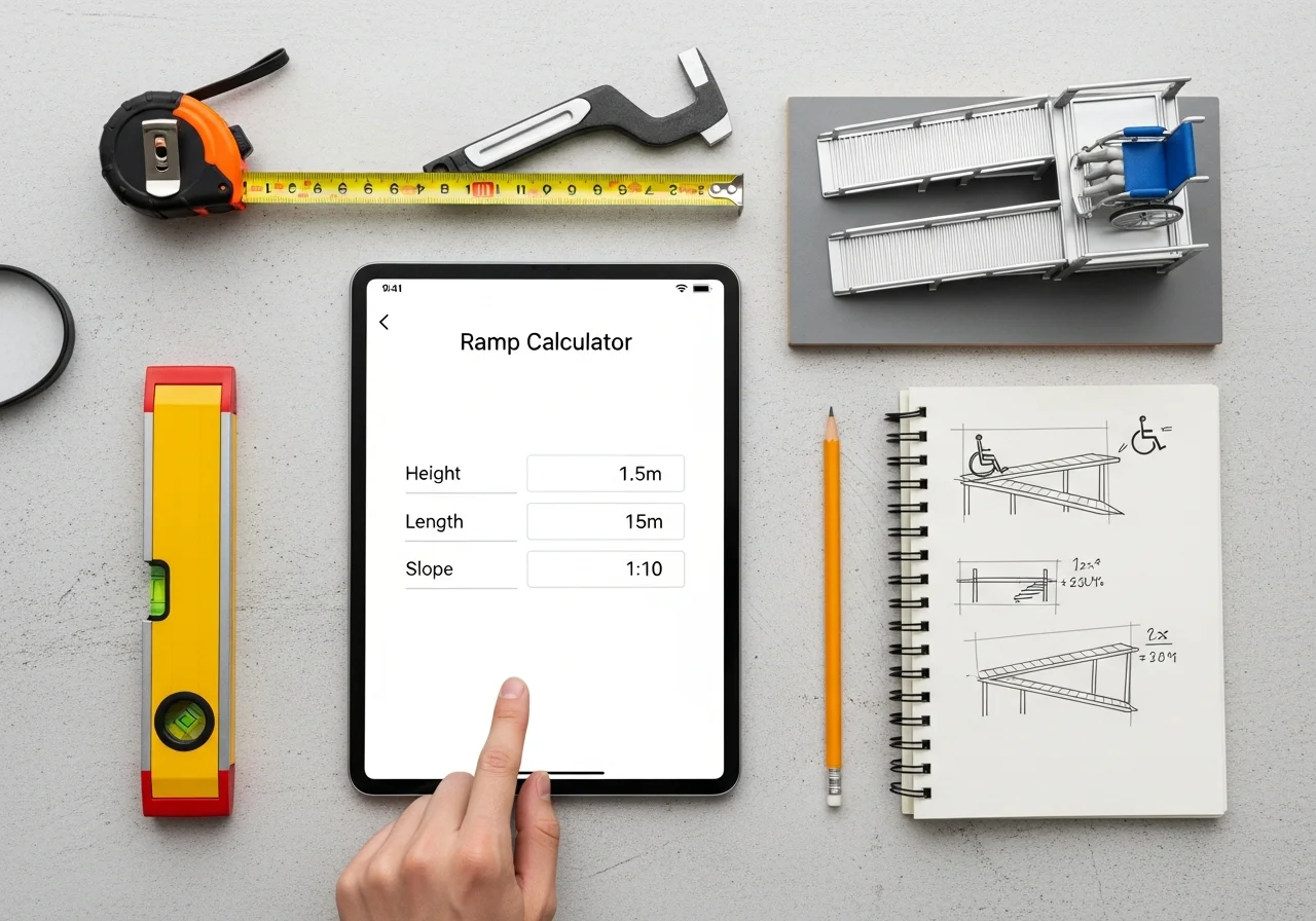 Como Usar a Calculadora de Rampas