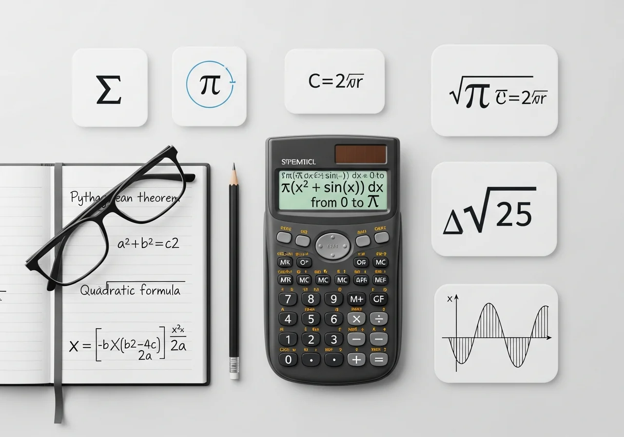 Fórmulas e Funções da Calculadora Científica