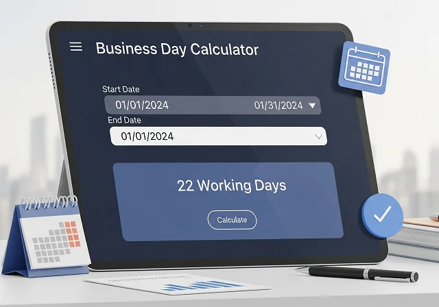 Calculadora de Dias úteis