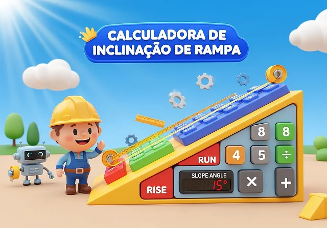 Calculadora de Inclinação de Rampa