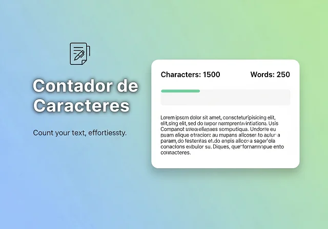 Contador de Caracteres