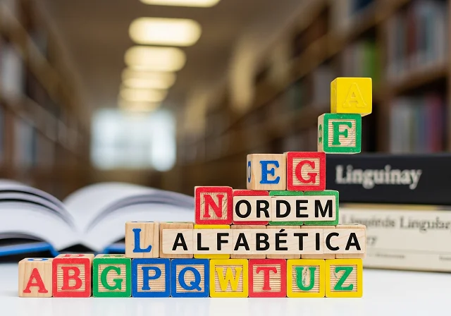 O que significa ordem alfabética?