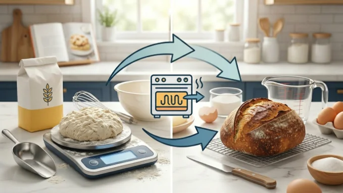 Como a Massa Crua se Converte em Massa Cozida