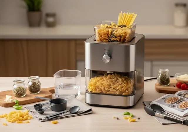 Conversor de Macarrão Cru para Cozido