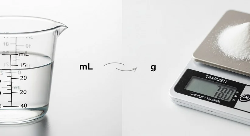 O Que é Conversão de mL para Gramas?