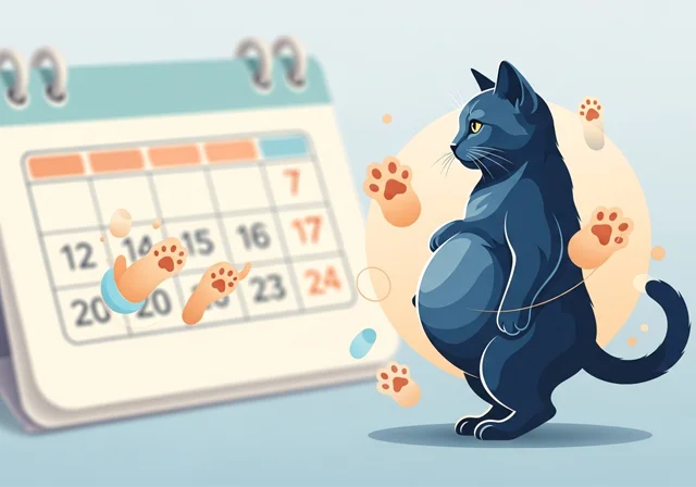 Calculadora de Gestação de Gatos