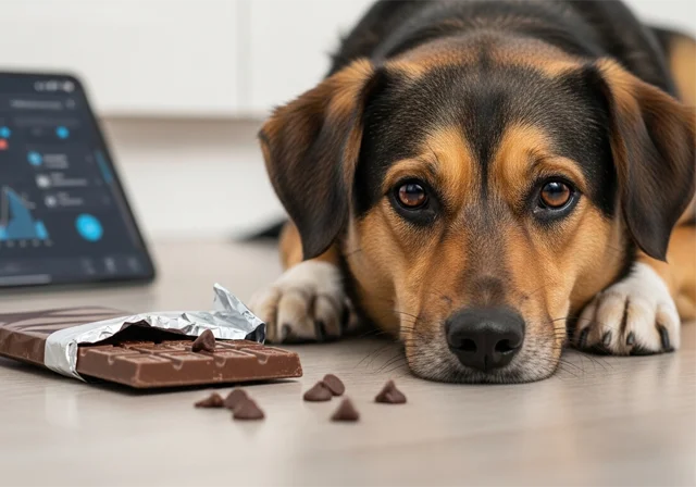 Calculadora de Toxicidade do Chocolate em Cachorros
