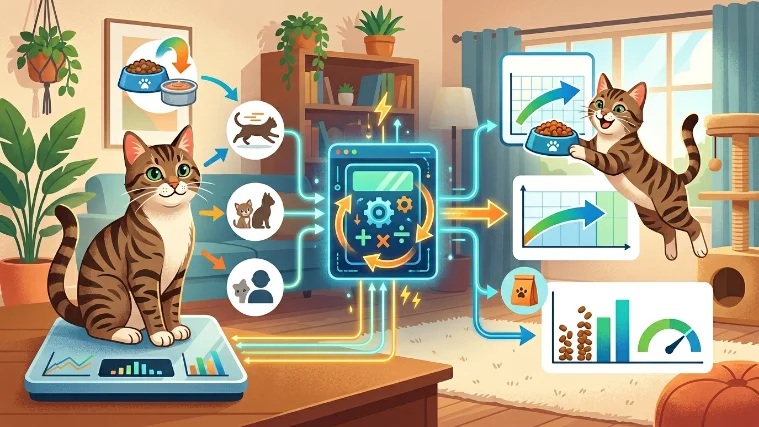 Como funciona a Calculadora de Calorias para Gatos