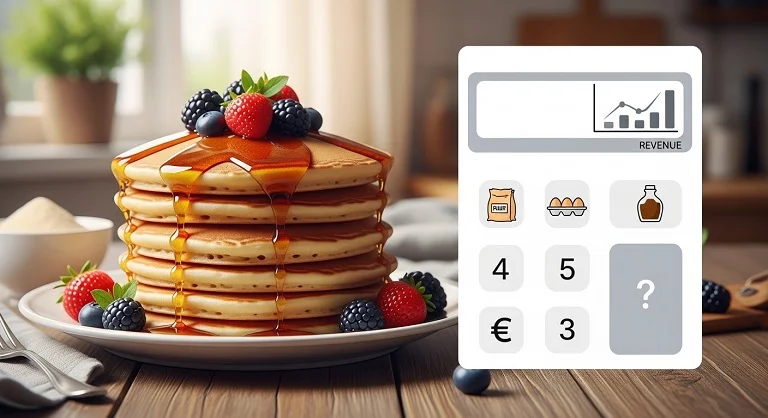 Como funciona a Calculadora de Receita de Panquecas