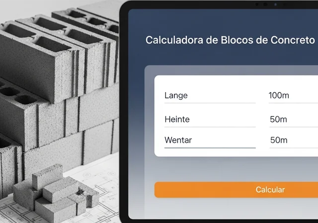 Calculadora de Blocos de Concreto