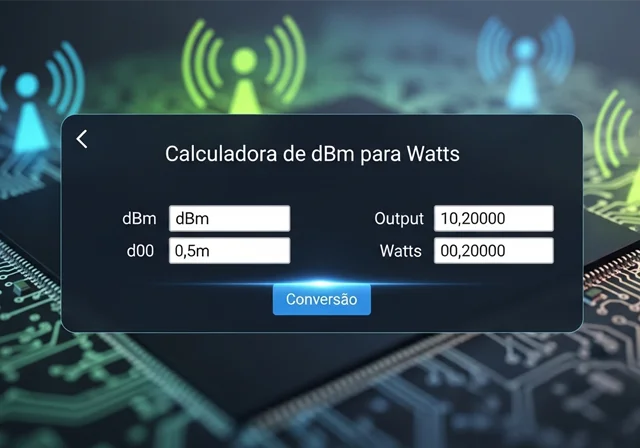 Calculadora de dBm para Watts
