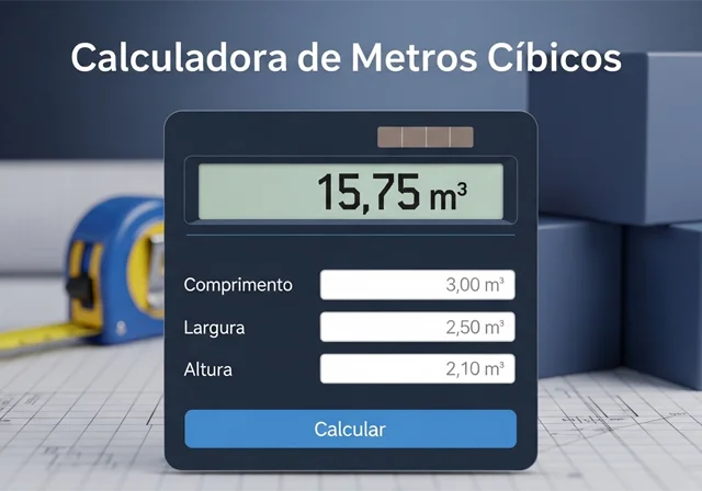 Calculadora de Metros Cúbicos