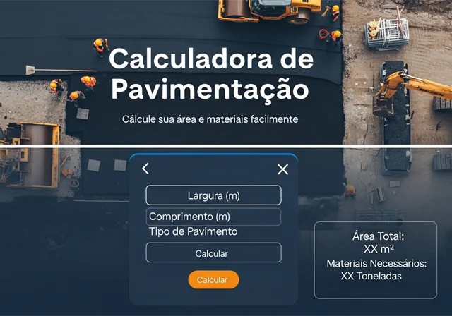 Calculadora de Pavimentação
