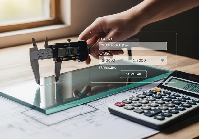 Calculadora de Peso de Vidro