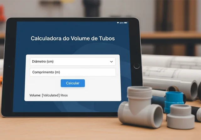 Calculadora do Volume de Tubos