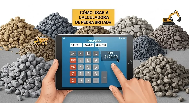 Como Usar a Calculadora de Pedra Britada