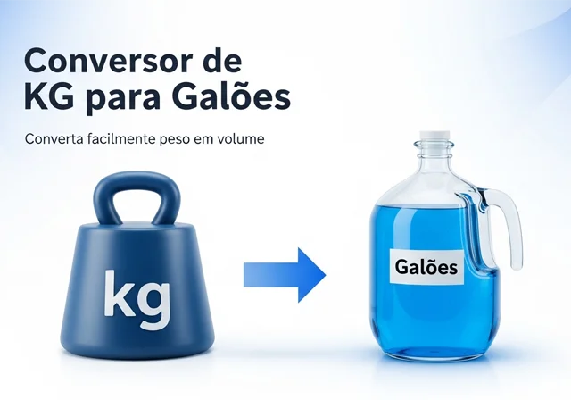 Conversor de kg para Galões