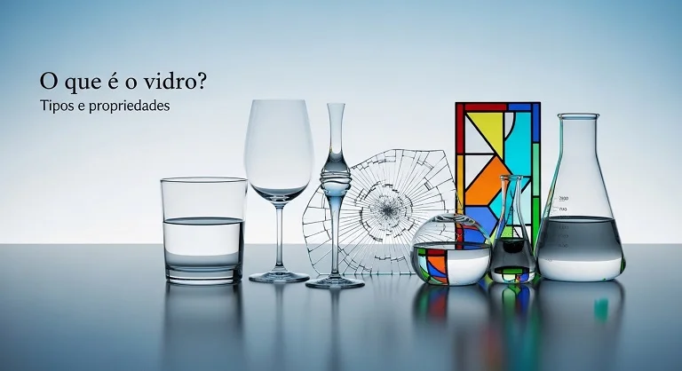 O que é o vidro? Tipos e propriedades