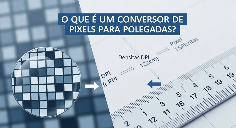 O que é um Conversor de Pixels para Polegadas?