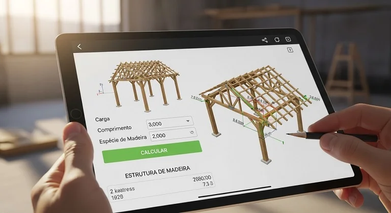 O que é uma Calculadora de Estrutura de Madeira?