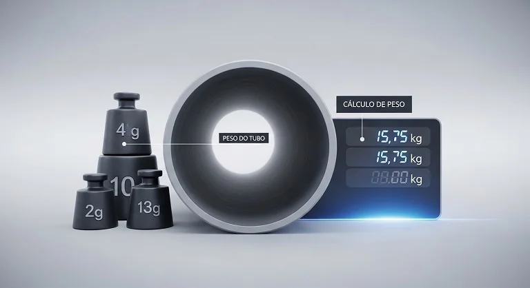 O que é uma Calculadora de Peso de Tubos?