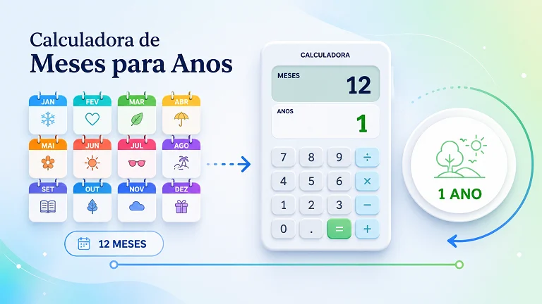 Como Usar a Calculadora de Meses para Anos