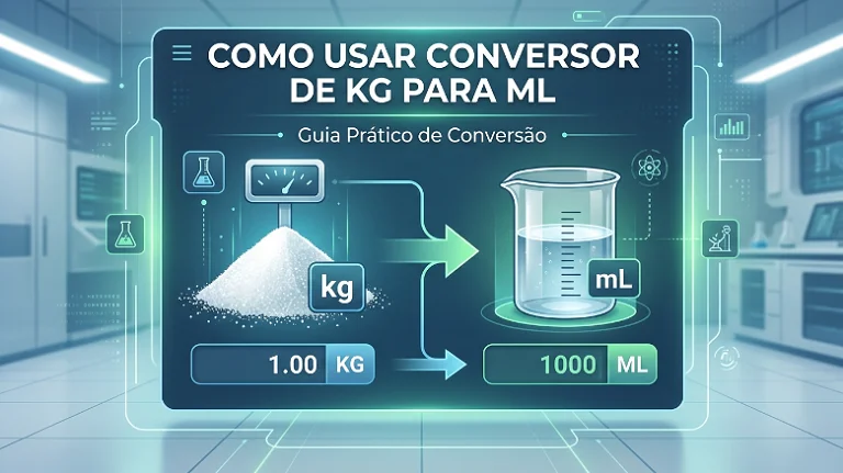 Como Usar Conversor de kg para mL