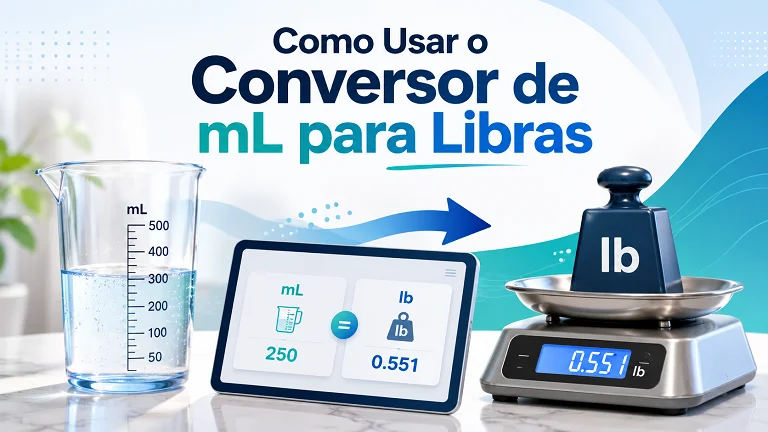 Como Usar o Conversor de mL para Libras