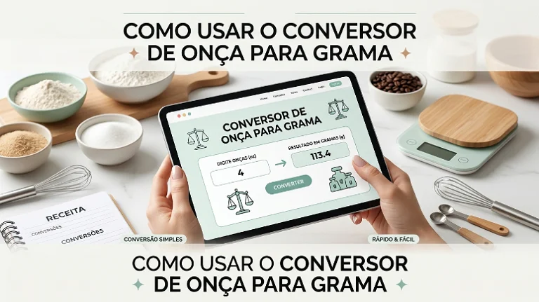 Como Usar o Conversor de Onça para Grama