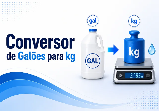 Conversor de Galões para kg