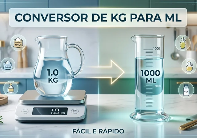 Conversor de kg para mL
