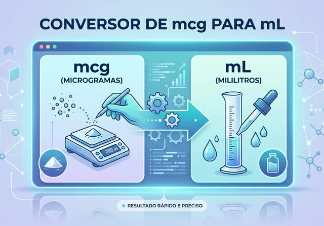 Conversor de mcg para mL