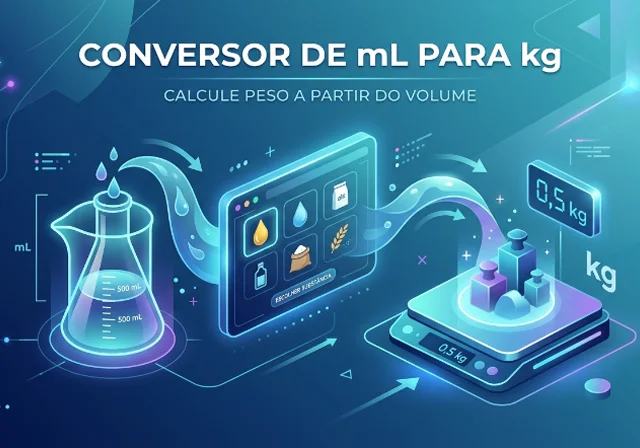 Conversor de mL para kg