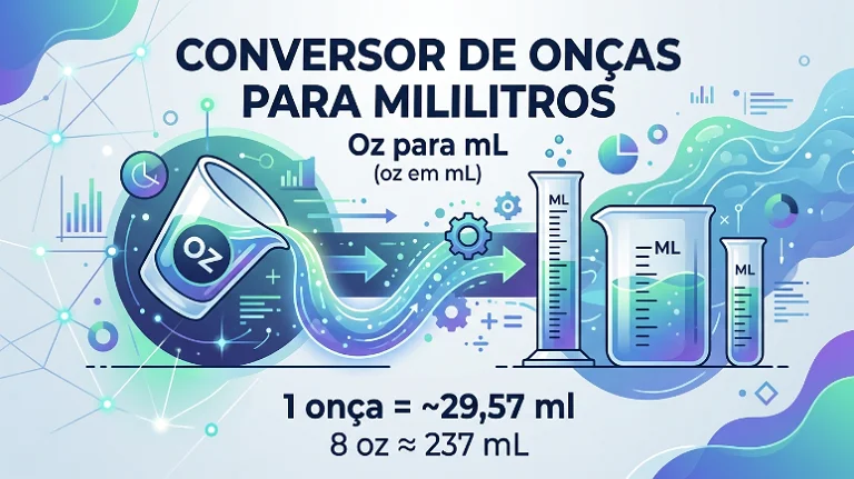 O Que Conversor de Onças para Mililitros