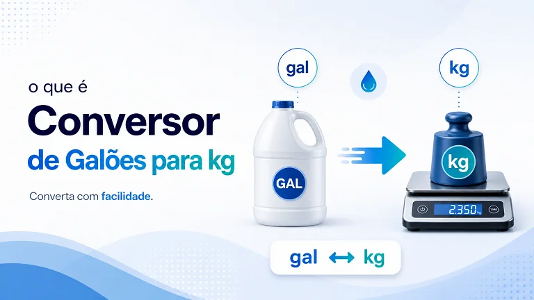 O que é Conversor de Galões para kg