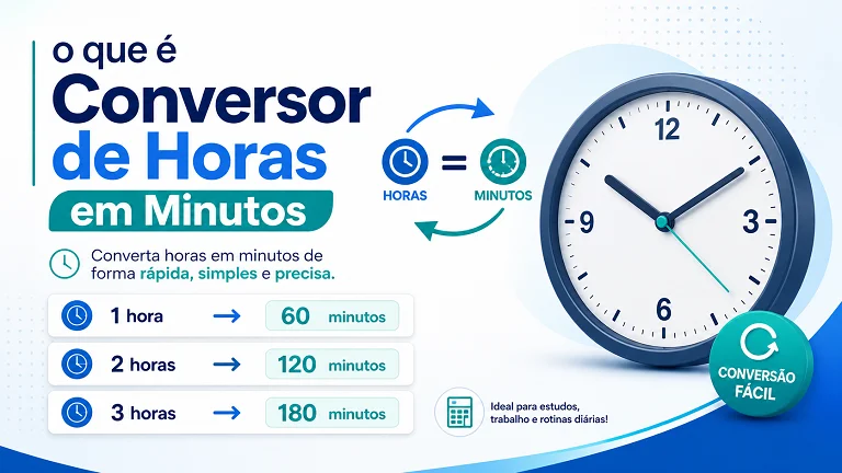 O que é Conversor de Horas em Minutos