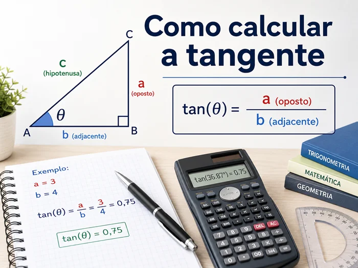 Como calcular a tangente
